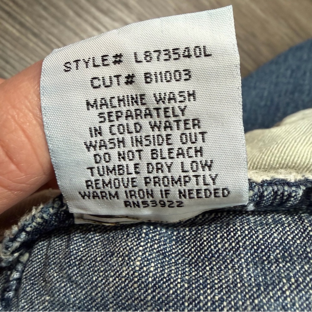 Z Cavaricci Bootcut Jeans Womens Size 16 Medium Wash Stretch Denim Y2K - Picture 12 of 16